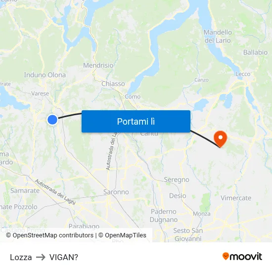 Lozza to VIGAN? map