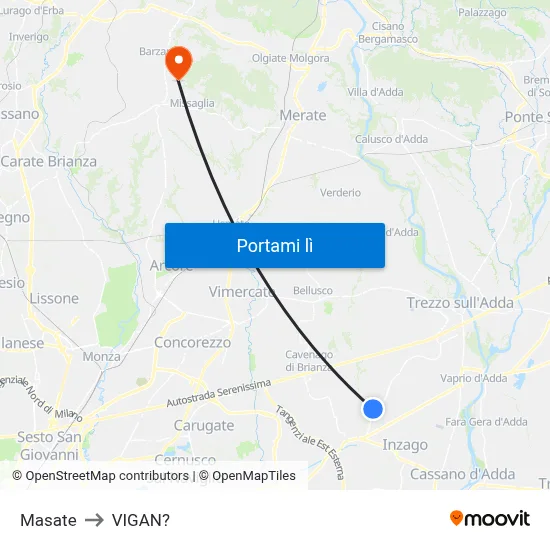 Masate to VIGAN? map