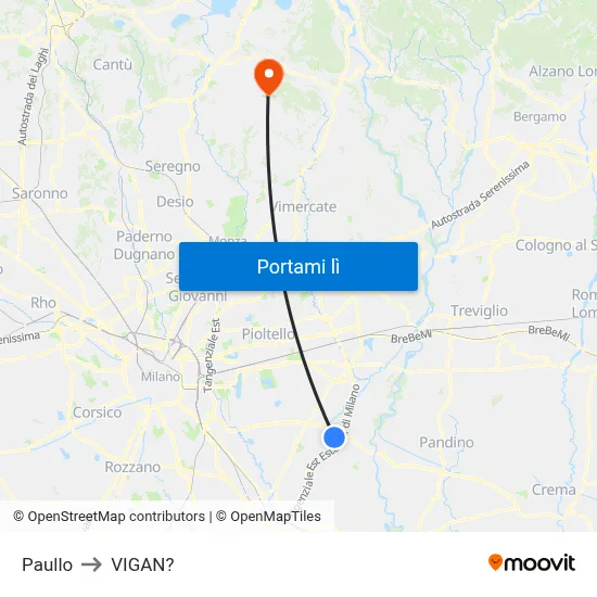 Paullo to VIGAN? map