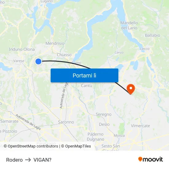 Rodero to VIGAN? map