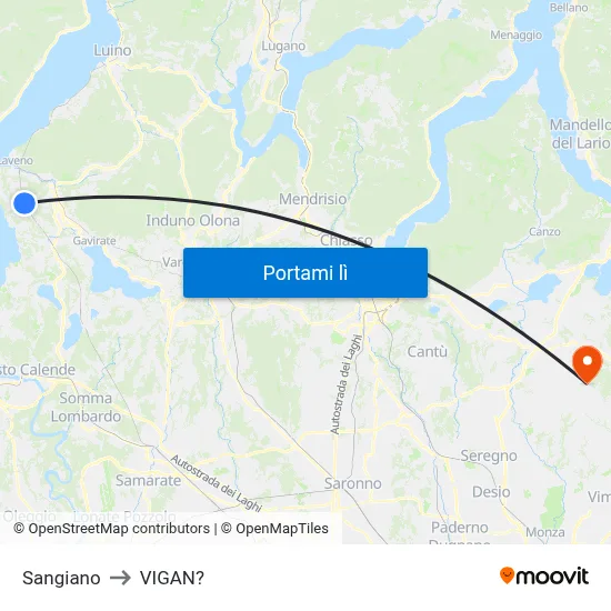 Sangiano to VIGAN? map