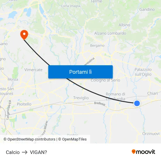 Calcio to VIGAN? map