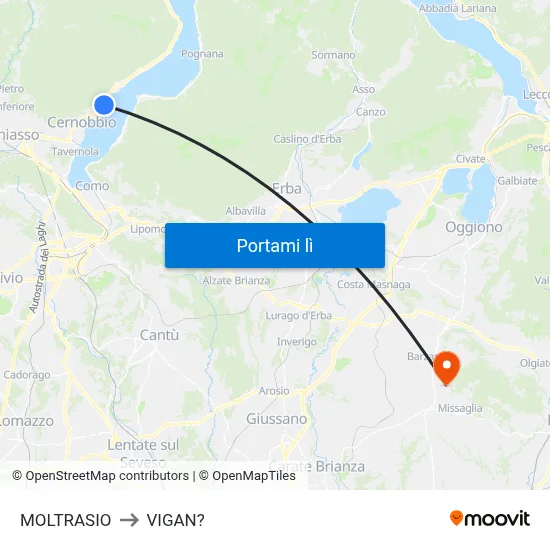 MOLTRASIO to VIGAN? map