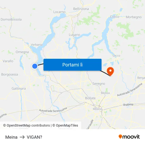 Meina to VIGAN? map
