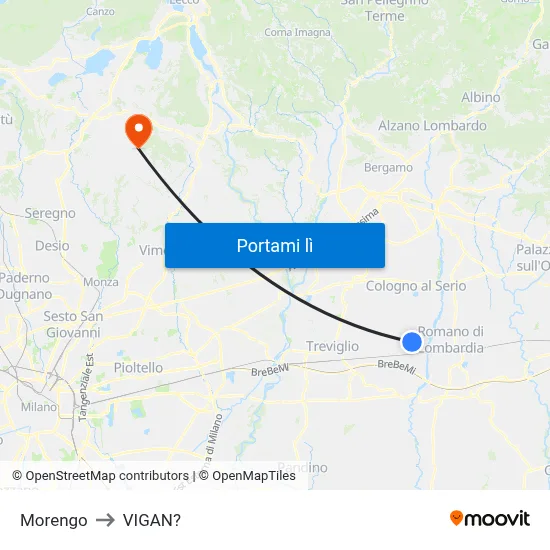 Morengo to VIGAN? map