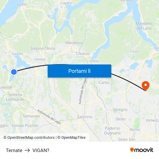 Ternate to VIGAN? map