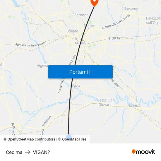 Cecima to VIGAN? map
