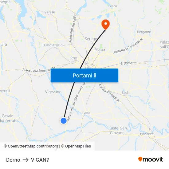 Dorno to VIGAN? map