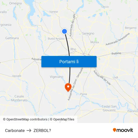 Carbonate to ZERBOL? map