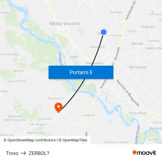 Trovo to ZERBOL? map