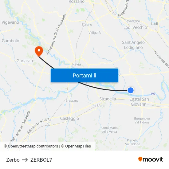 Zerbo to ZERBOL? map