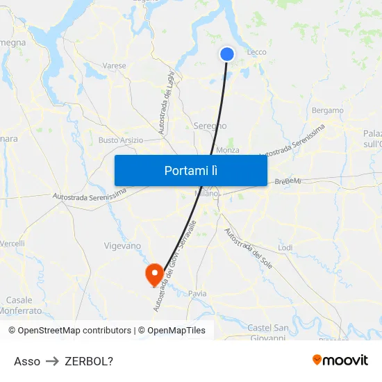 Asso to ZERBOL? map