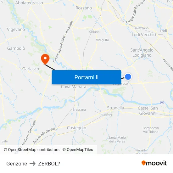 Genzone to ZERBOL? map