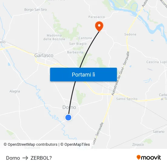Dorno to ZERBOL? map