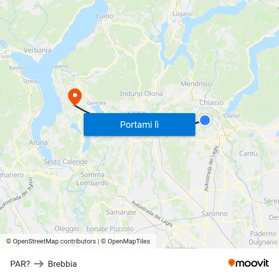 PAR? to Brebbia map