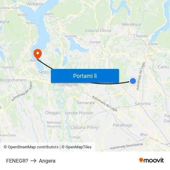FENEGR? to Angera map