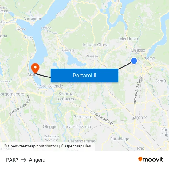 PAR? to Angera map
