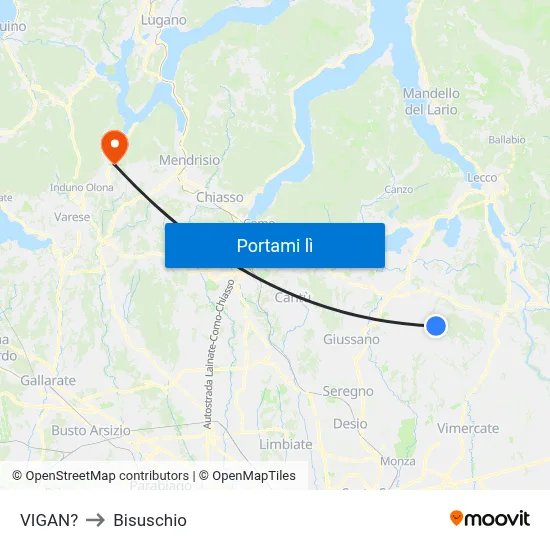 VIGAN? to Bisuschio map