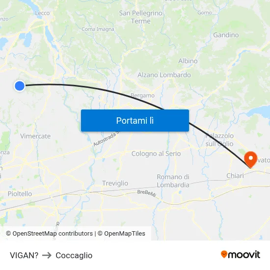 VIGAN? to Coccaglio map