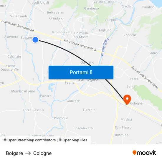 Bolgare to Cologne map