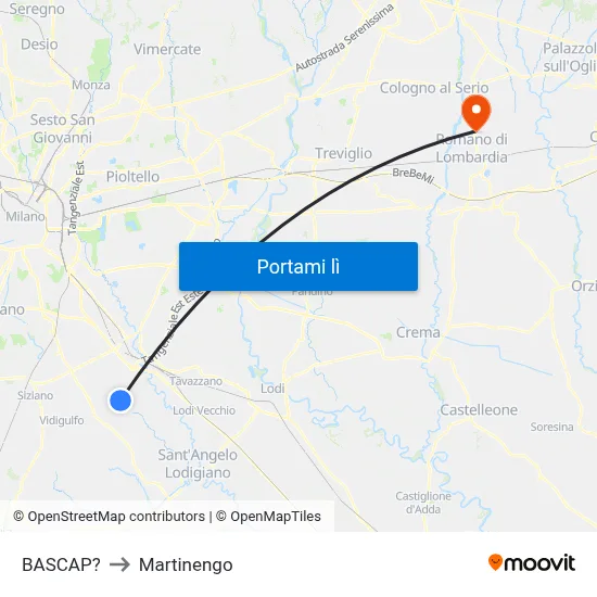 BASCAP? to Martinengo map