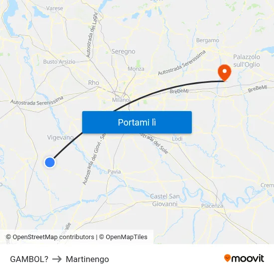 GAMBOL? to Martinengo map