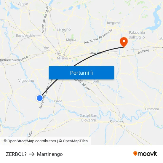 ZERBOL? to Martinengo map