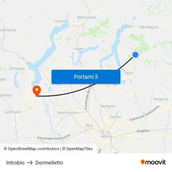 Introbio to Dormelletto map