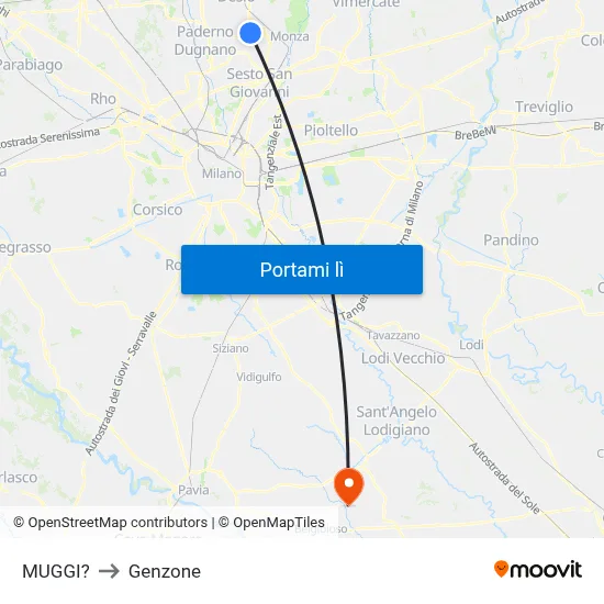 MUGGI? to Genzone map