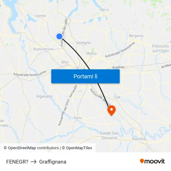 FENEGR? to Graffignana map