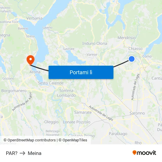 PAR? to Meina map