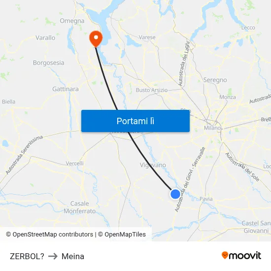 ZERBOL? to Meina map