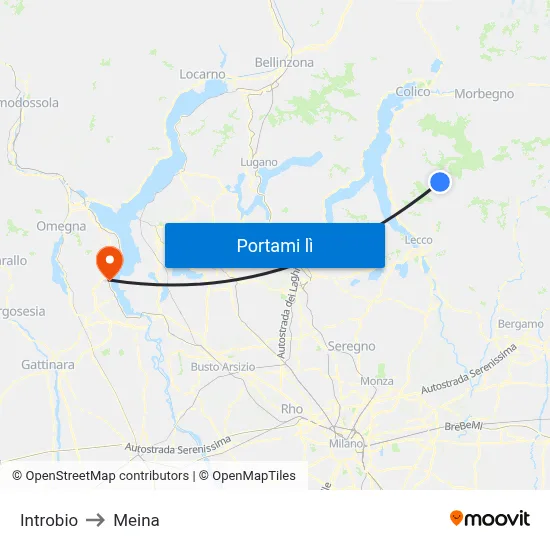 Introbio to Meina map
