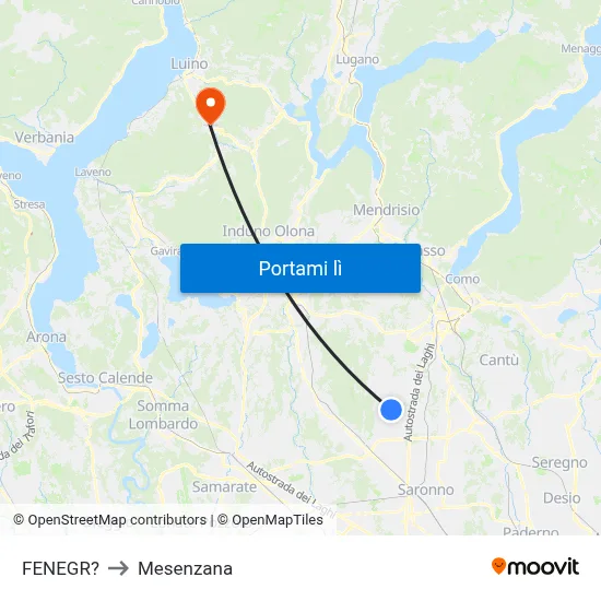 FENEGR? to Mesenzana map