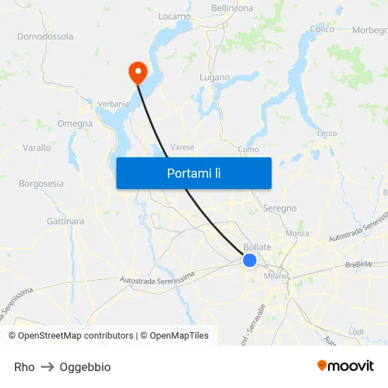 Rho to Oggebbio map