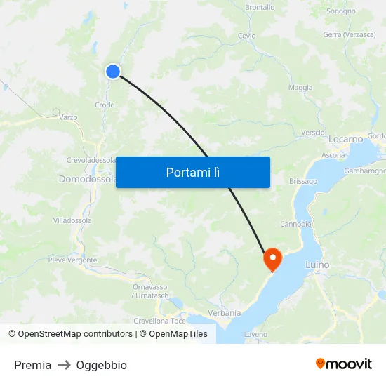 Premia to Oggebbio map