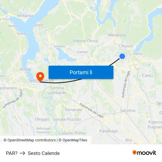 PAR? to Sesto Calende map