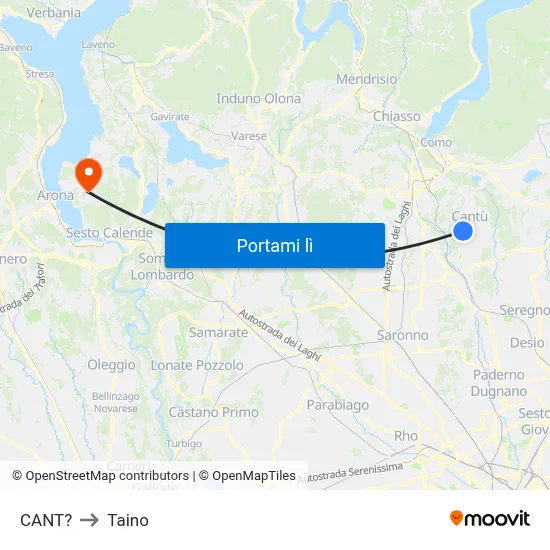 CANT? to Taino map