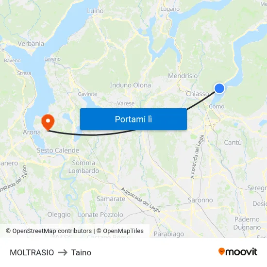 MOLTRASIO to Taino map