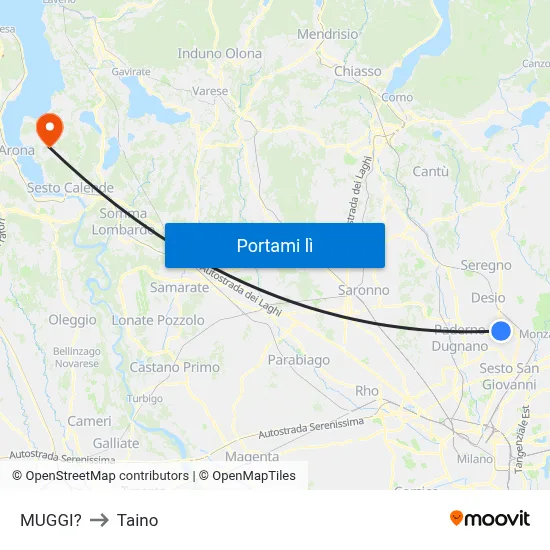 MUGGI? to Taino map