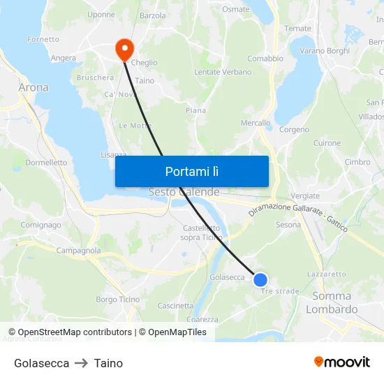 Golasecca to Taino map
