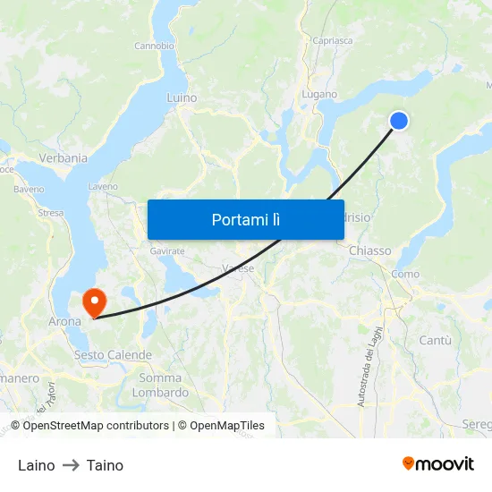 Laino to Taino map