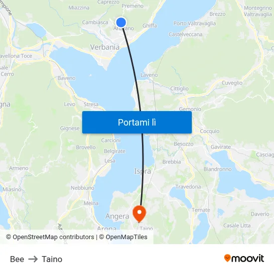 Bee to Taino map