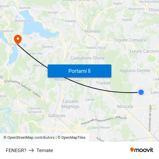 FENEGR? to Ternate map