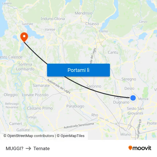 MUGGI? to Ternate map