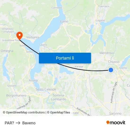 PAR? to Baveno map