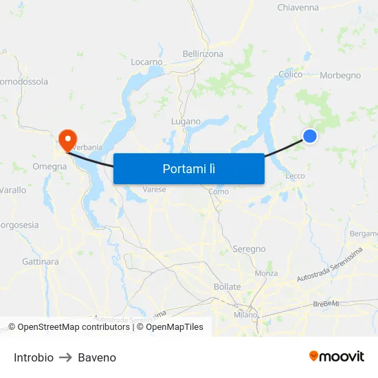 Introbio to Baveno map