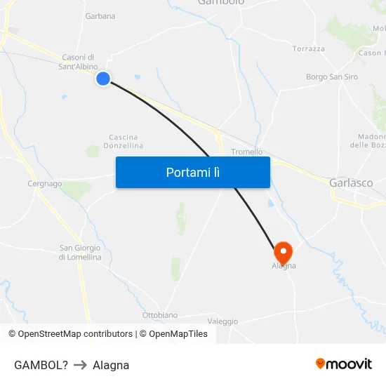 GAMBOL? to Alagna map