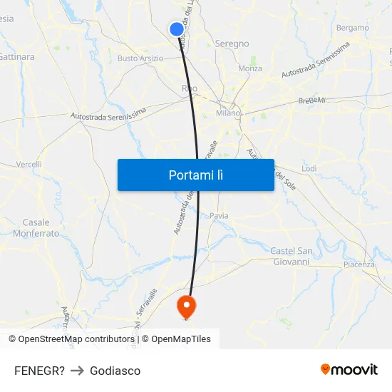 FENEGR? to Godiasco map