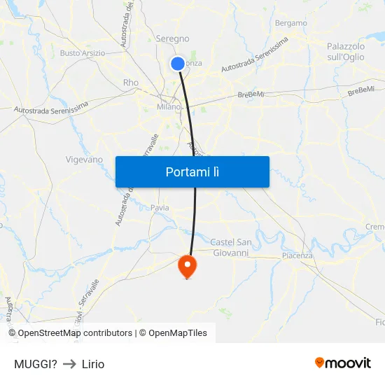 MUGGI? to Lirio map